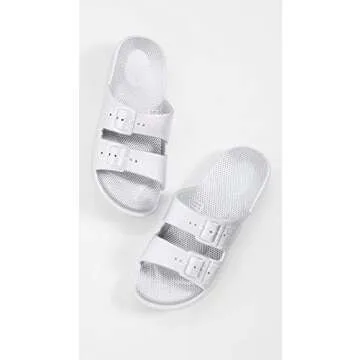 Stylish Freedom Moses Two Band Slides for Women