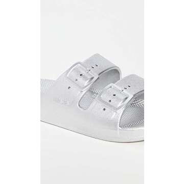 Stylish Freedom Moses Two Band Slides for Women