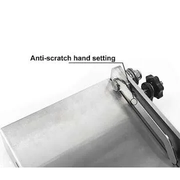 Meat slicer, GrillFancy stainless steel heavy manual frozen meat slicer, beef and lamb roll food slicer, suitable for home cooking, Cheese slicing, BBQ slicing, easy to use