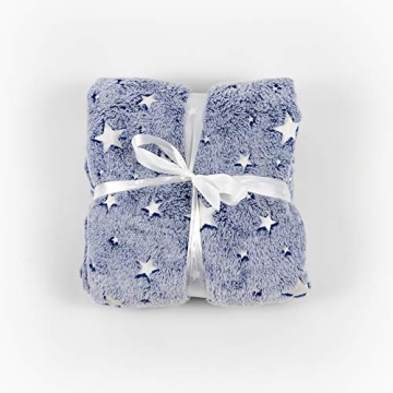 Soft Glow in The Dark Blanket for Kids & Adults - Cozy Comfort