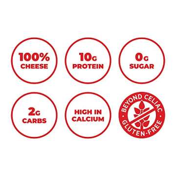 Moon Cheese Bites Bundle, Cheddar Believe It, Oh My Gouda & Get Pepper Jacked, 2-Ounce, 6-Pack, Lunch or After-School Snack