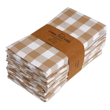 Urban Villa Buffalo Check Christmas Napkins - Set of 12