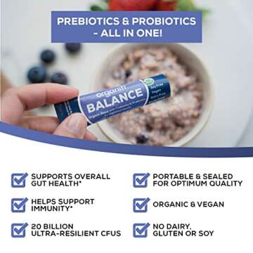 Organifi Balance Probiotic Supplement for Optimal Gut Health