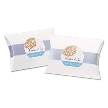 Avery Printable Round Labels with Sure Feed Technology, Glossy White Labels, 2" Diameter, Permanent Adhesive, Laser/Inkjet, 120 Glossy Labels Total (22807)