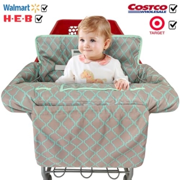 Portable Shopping Cart and High Chair Cover for Baby