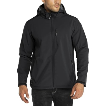 Outdoor Ventures Men's Water Resistant Fleece Jacket - Hiking Essential