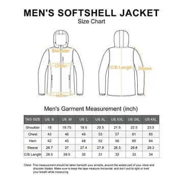 Men's Water Resistant Softshell Jacket for Hiking