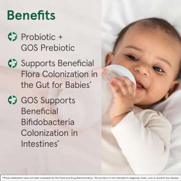 Jarrow Formulas Baby Probiotic with GOS Prebiotic - 60 Days Supply