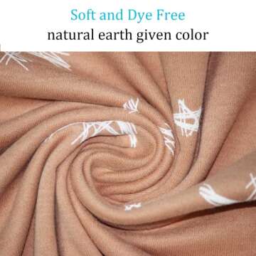 YANWANG 100% Organic Cotton Baby Boys Girls Pajamas Set Long Sleeve Sleepwear(4-5T,Pattern 6(High Belly))