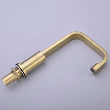 TRUSTMI Brushed Gold 2 Handle Bathroom Faucet for Luxury