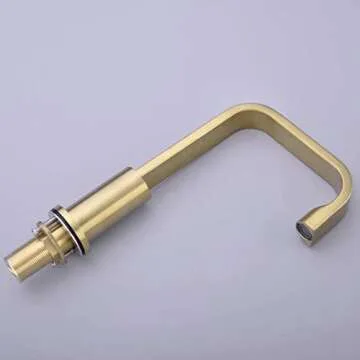 TRUSTMI Brushed Gold 2 Handle Bathroom Faucet for Luxury