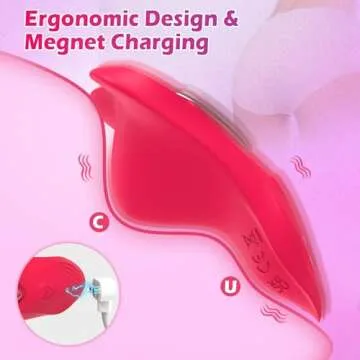 Wearable Panty Vibrator with Remote Control for Couples