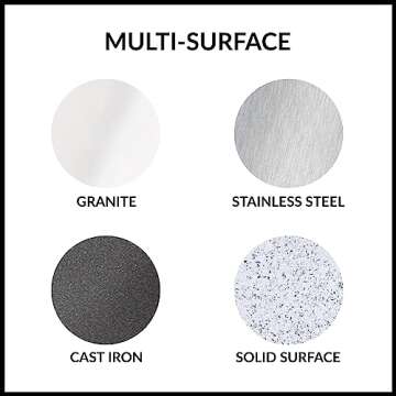 HOPE'S Perfect Sink Cleaner and Polish, Restorative, Removes Stains, Cast Iron, Corian, Composite, Acrylic, 8.5 Fl Oz