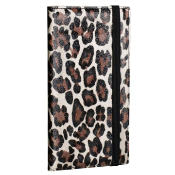 Zreal Checkbook Cover for Men & Women, Premium Vegan Leather Checkbook Holder Slim Wallets for Top &...