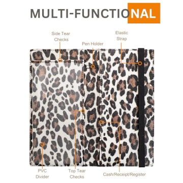 Zreal Checkbook Cover - Stylish Vegan Leather with RFID Blocking