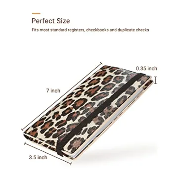 Zreal Checkbook Cover - Stylish Vegan Leather with RFID Blocking