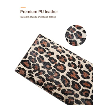 Zreal Checkbook Cover - Stylish Vegan Leather with RFID Blocking