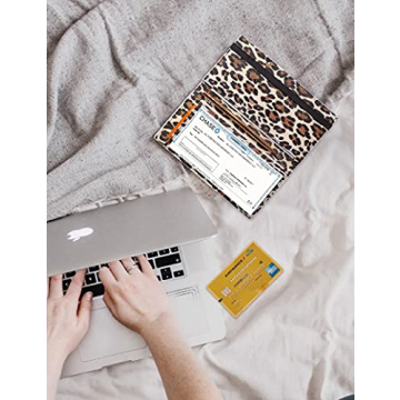 Zreal Checkbook Cover - Stylish Vegan Leather with RFID Blocking