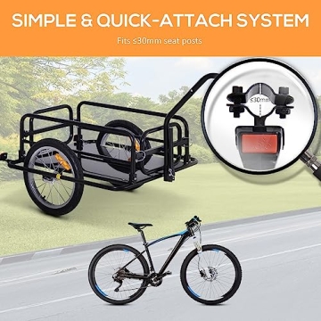 Aosom Bike Cargo Trailer for Outdoor Adventures