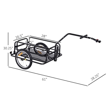 Aosom Bike Cargo Trailer for Outdoor Adventures