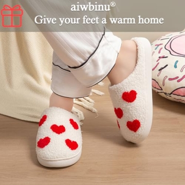 Comfy Heart/Smiley Face Slippers for Women