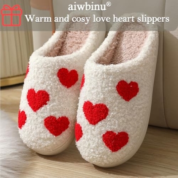 Comfy Heart/Smiley Face Slippers for Women