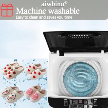 Comfy Heart/Smiley Face Slippers for Women