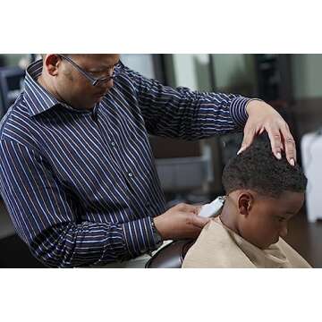 Andis 04780 Professional T-Outliner Beard & Hair Trimmer for Men with Carbon Steel T-Blade, Bump Free Technology – Corded Electric Beard Trimmer, GTO, Grey