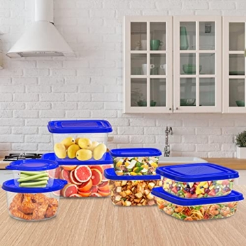 54-Piece Food Storage Set - Durable, Stain Resistant & Safe