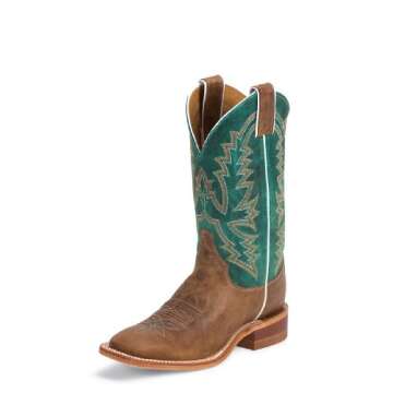 Justin Women's BRL317 Kenedy 11" Western Boot in Brown - Perfect Style!