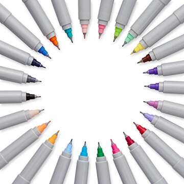 Sharpie Permanent Markers, Ultra Fine Point, Assorted Colors, 24-Count