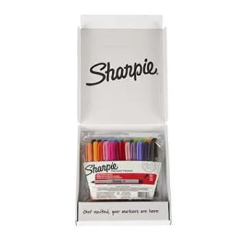 Sharpie Permanent Markers, Ultra Fine Point, Assorted Colors, 24-Count
