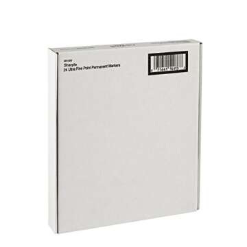 Sharpie Permanent Markers, Ultra Fine Point, Assorted Colors, 24-Count