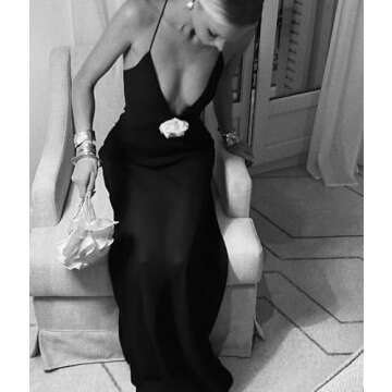 Sexy 3D Floral Halter Neck Maxi Dress Sleeveless Backless Cut Out Long Dress Elegant Strapless Night Party Midi Dress