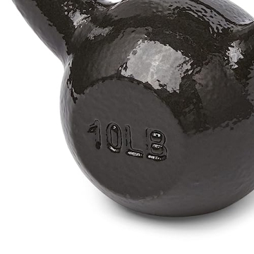 Amazon Basics 10lb Cast Iron Kettlebell for Strength Training