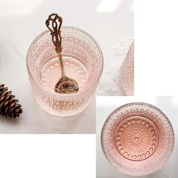 Vintage Hobnail Cocktail Glasses Set of 6