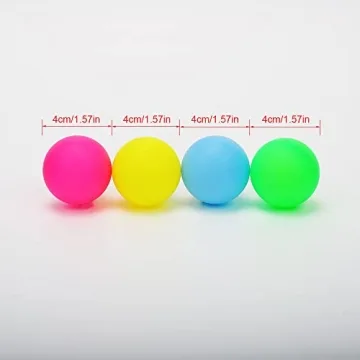 DONGKER 12 PCS Colored Ping Pong Balls for Every Occasion