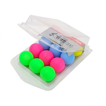 DONGKER 12 PCS Colored Ping Pong Balls for Every Occasion