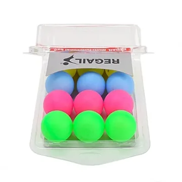 DONGKER 12 PCS Colored Ping Pong Balls for Every Occasion