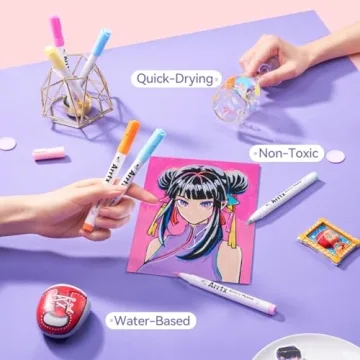 Arrtx 60 Colors Acrylic Paint Markers - Vibrant Art Tools