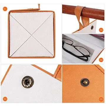 Compact SMARTTOP Sunglasses Organizer with Multiple Slots