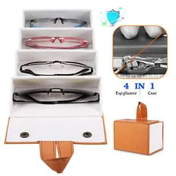 Compact SMARTTOP Sunglasses Organizer with Multiple Slots