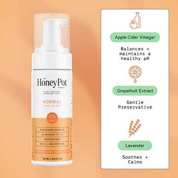 The Honey Pot Company - Feminine Wash - Herbal Infused - Sensitive Skin Types - PH Balanced Plant Ba...
