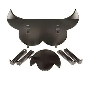 Sheep Toilet Paper Holder Black Metal Wall Mounted Toilet Paper Stand Toilet Paper Storage for 7 Rolls by Art & Artifact