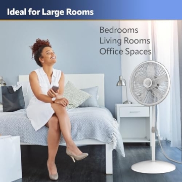 Lasko Oscillating Pedestal Fan with Adjustable Height 3 Speeds