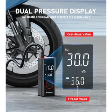 150PSI Portable Tire Inflator with LED Light