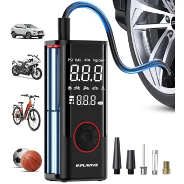 150PSI Portable Tire Inflator with LED Light