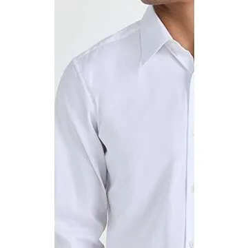Theory Men's Sylvain Good Cotton Shirt, White, L