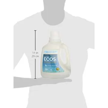 ECOS® Hypoallergenic Laundry Detergent, Free & Clear, 100 loads, 100oz, Bottle by Earth Friendly Products