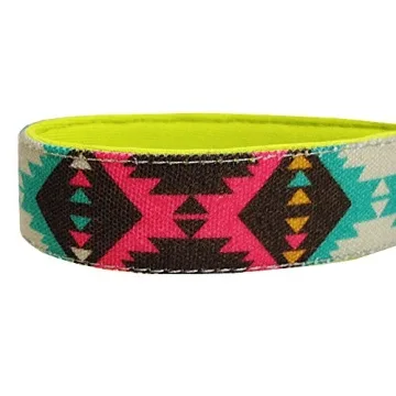 Blueberry Pet Soft Tribal Print Dog Collar Medium